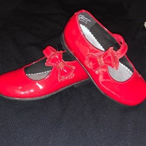 Toddler Girl Size 8  Rachel Patent Red shoes